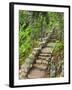 A Stone Staircase at the Thuya Gardens in Northeast Harbor, Maine, Usa-Jerry & Marcy Monkman-Framed Photographic Print