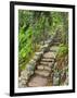 A Stone Staircase at the Thuya Gardens in Northeast Harbor, Maine, Usa-Jerry & Marcy Monkman-Framed Photographic Print