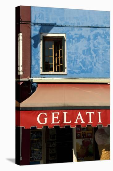 A Storefront on the Island of Burano, Venice, Italy-David Noyes-Stretched Canvas