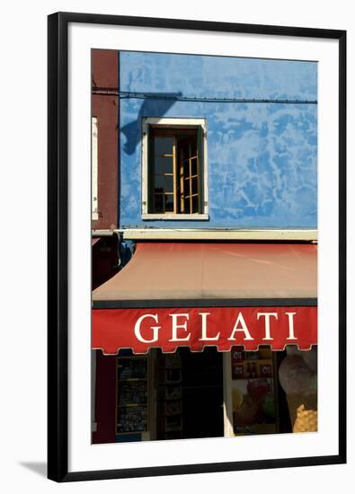 A Storefront on the Island of Burano, Venice, Italy-David Noyes-Framed Photographic Print