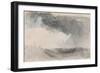 A Storm at Sea-J. M. W. Turner-Framed Giclee Print