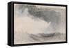 A Storm at Sea-J. M. W. Turner-Framed Stretched Canvas