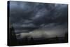 A Storm Brews Outside Of Yellowstone National Park, Wyoming-Rebecca Gaal-Stretched Canvas