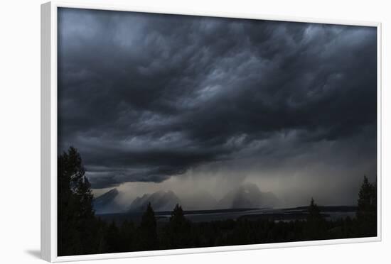 A Storm Brews Outside Of Yellowstone National Park, Wyoming-Rebecca Gaal-Framed Photographic Print