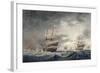 A Storm Coming On, Engraved by Francis Jukes (1747-1812) Published in 1795-Robert Dodd-Framed Giclee Print