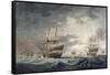 A Storm Coming On, Engraved by Francis Jukes (1747-1812) Published in 1795-Robert Dodd-Framed Stretched Canvas