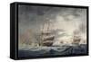 A Storm Coming On, Engraved by Francis Jukes (1747-1812) Published in 1795-Robert Dodd-Framed Stretched Canvas