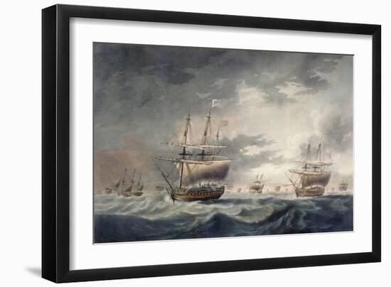 A Storm Coming On, Engraved by Francis Jukes (1747-1812) Published in 1795-Robert Dodd-Framed Giclee Print