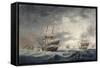 A Storm Coming On, Engraved by Francis Jukes (1747-1812) Published in 1795-Robert Dodd-Framed Stretched Canvas