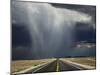 A Storm Crosses Highway 50, 'America's Loneliest Road'.-Jon Hicks-Mounted Photographic Print