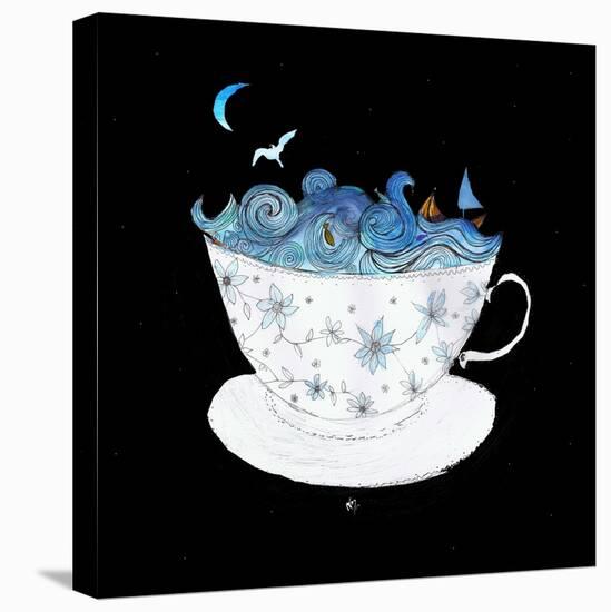A Storm in a Teacup, 2020 (mixed media)-Nancy Moniz Charalambous-Stretched Canvas