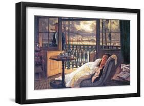 A Storm Moves Over-James Tissot-Framed Art Print