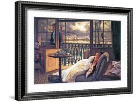 A Storm Moves Over-James Tissot-Framed Art Print