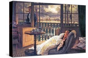 A Storm Moves Over-James Tissot-Stretched Canvas