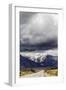 A Storm Moving In Over The Sierra Nevada And The Road To The Mt Whitney Portal-Ron Koeberer-Framed Photographic Print