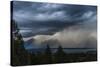 A Storm Near Grand Teton National Park, Wyoming-Rebecca Gaal-Stretched Canvas