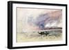 A Storm over Venice-J. M. W. Turner-Framed Giclee Print