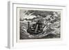 A Storm the Sea Anchor in Use, 1884-null-Framed Giclee Print