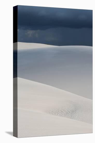 A Stormy Afternoon Sky Above Brazil's Lencois Maranhenses Sand Dunes-Alex Saberi-Stretched Canvas