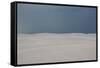 A Stormy Afternoon Sky Above Brazil's Lencois Maranhenses Sand Dunes-Alex Saberi-Framed Stretched Canvas