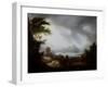 A Stormy Highland Scene-Alexander Nasmyth-Framed Giclee Print