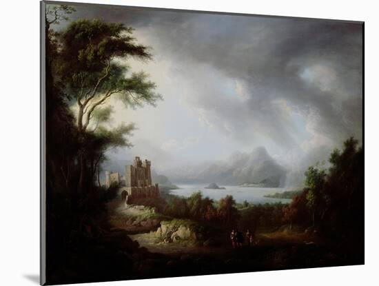 A Stormy Highland Scene-Alexander Nasmyth-Mounted Giclee Print