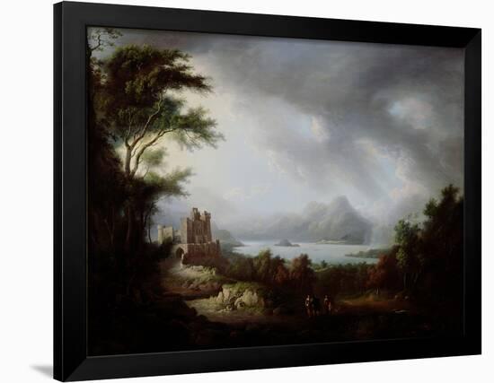 A Stormy Highland Scene-Alexander Nasmyth-Framed Giclee Print