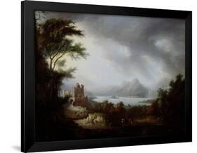 A Stormy Highland Scene-Alexander Nasmyth-Framed Giclee Print