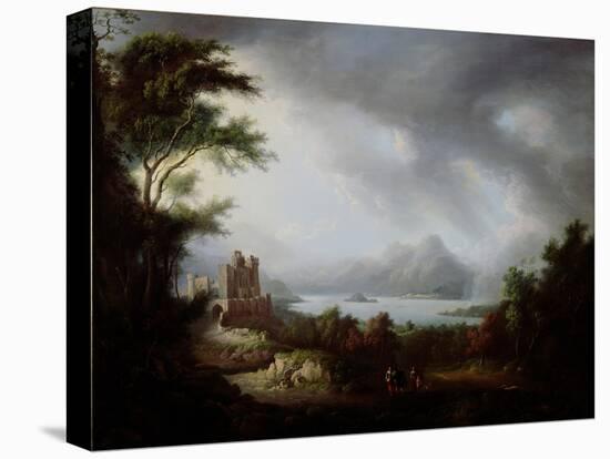 A Stormy Highland Scene-Alexander Nasmyth-Stretched Canvas