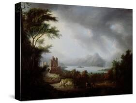 A Stormy Highland Scene-Alexander Nasmyth-Stretched Canvas
