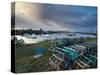 A Stormy Morning at Paddy's Hole, Cleveland, England, United Kingdom, Europe-Jon Gibbs-Stretched Canvas