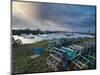 A Stormy Morning at Paddy's Hole, Cleveland, England, United Kingdom, Europe-Jon Gibbs-Mounted Photographic Print