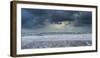 A stormy sea and sky at Happisburgh, Norfolk, England, United Kingdom, Europe-Jon Gibbs-Framed Photographic Print