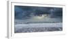 A stormy sea and sky at Happisburgh, Norfolk, England, United Kingdom, Europe-Jon Gibbs-Framed Photographic Print