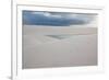 A Stormy Sky Above Brazil's Lencois Maranhenses Sand Dunes and Lagoons-Alex Saberi-Framed Photographic Print