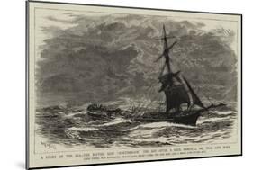 A Story of the Sea, the British Ship Northbrook the Day after a Gale, 4 March 1885, Near Cape Horn-William Lionel Wyllie-Mounted Giclee Print