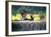 A Story Read-James Tissot-Framed Art Print