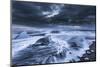 A stranded ice flow on Jokulsarlon black beach, Iclrand-ClickAlps-Mounted Photographic Print