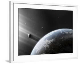 A Strange Alien Light Approaches the Earth-Stocktrek Images-Framed Photographic Print