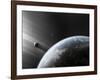 A Strange Alien Light Approaches the Earth-Stocktrek Images-Framed Photographic Print