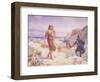 A Stranger in their Midst-A. Foord Hughes-Framed Giclee Print