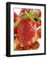 A Strawberry in the Foreground, Lots of Strawberries Behind-Dieter Heinemann-Framed Photographic Print