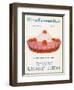 A Strawberry Meringue with Jelly-null-Framed Art Print