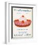 A Strawberry Meringue with Jelly-null-Framed Art Print