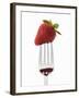 A Strawberry on a Fork-Greg Elms-Framed Photographic Print