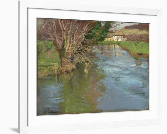 A Stream in Spring-Fritz Thaulow-Framed Giclee Print