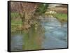 A Stream in Spring-Fritz Thaulow-Framed Stretched Canvas