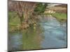 A Stream in Spring-Fritz Thaulow-Mounted Giclee Print