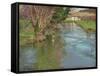 A Stream in Spring-Fritz Thaulow-Framed Stretched Canvas