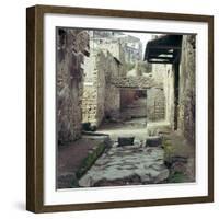 A Street and Houses, Pompeii, Italy-CM Dixon-Framed Photographic Print